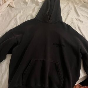 Essentials Fear of God Black Hoodie
